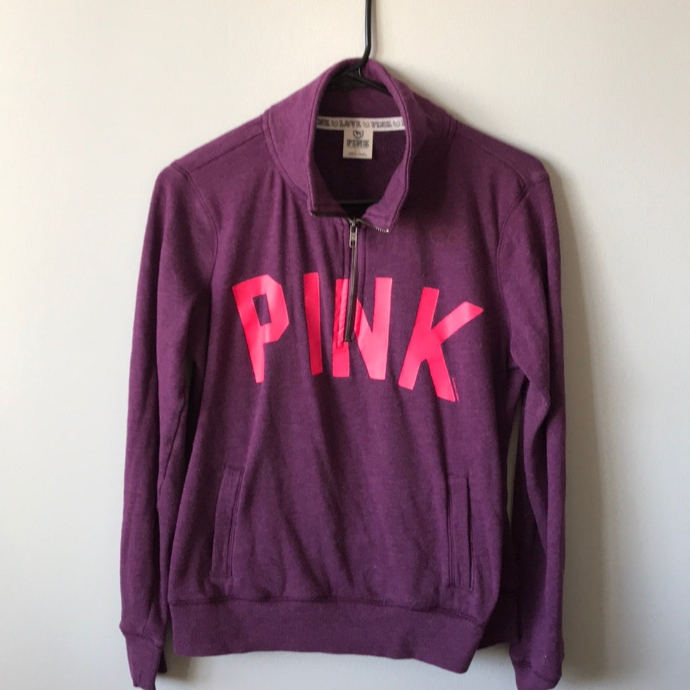 VS PINK Quarter Zip• S